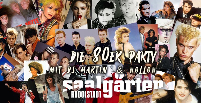 80er Jahre / Depeche Mode Party in den Saalgärten Rudolstadt