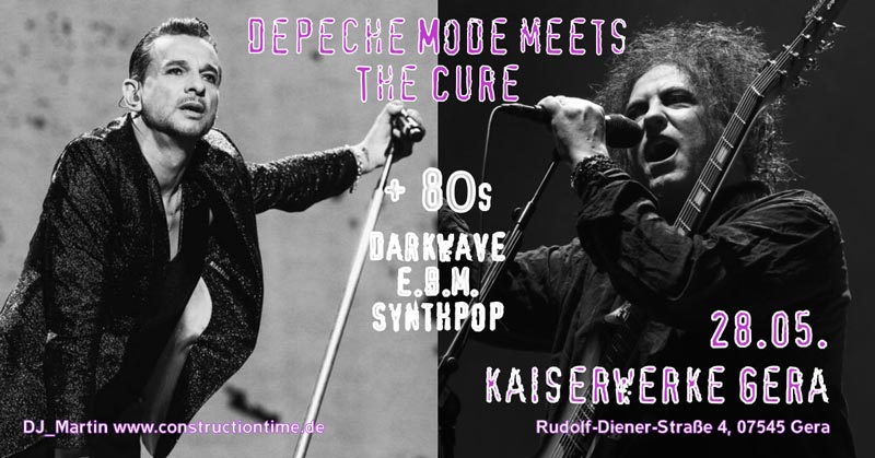 Depeche Mode meets The Cure in den Kaiserwerken Gera