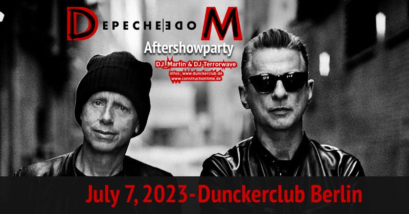 Depeche Mode Aftershowparty Berlin im Dunkerclub Berlin